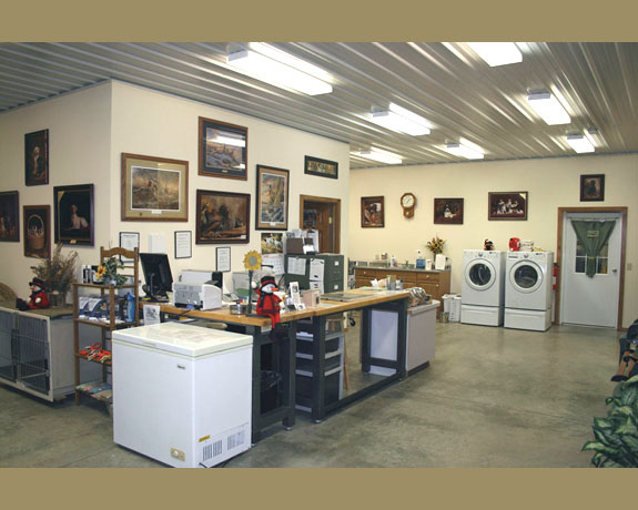 Paws & Tails Kennel Lobby